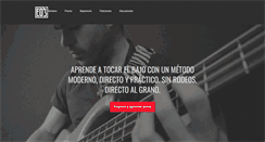 Desktop Screenshot of escueladebajistas.com